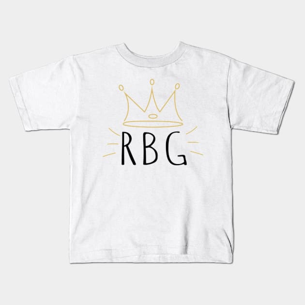 Fight for the things you care about, RBG Kids T-Shirt by IDesign23